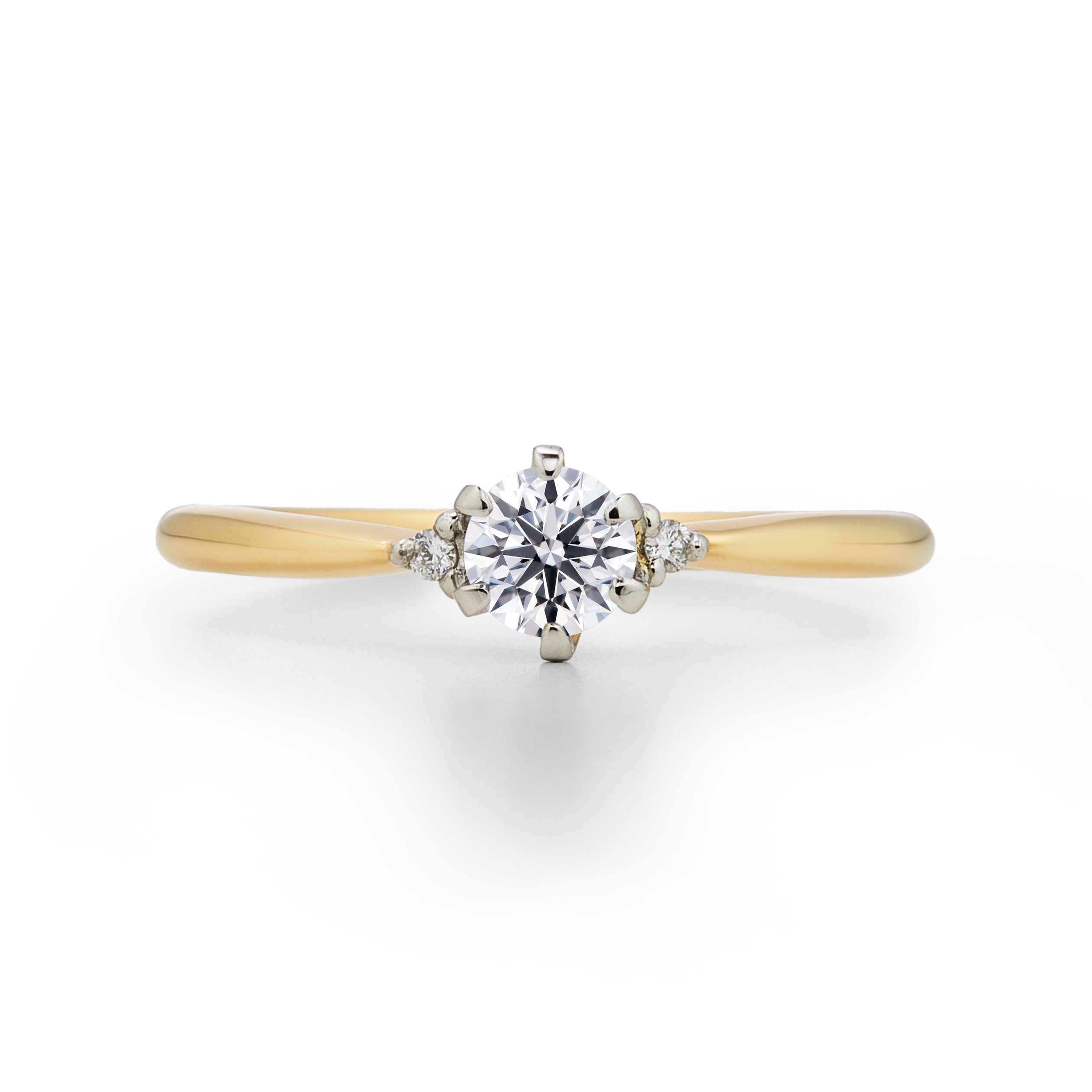 Light K18YG/Pt900 0.2ct