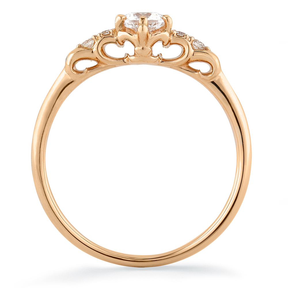 fleur de lis フルール・ド・リス K18PG 0.2ct HCメレ
