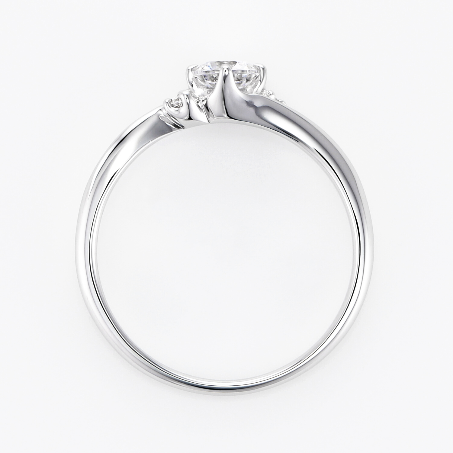 【オンライン限定商品】CONFIDENT コンフィデント Pt900 0.3ct センターダイヤ付
